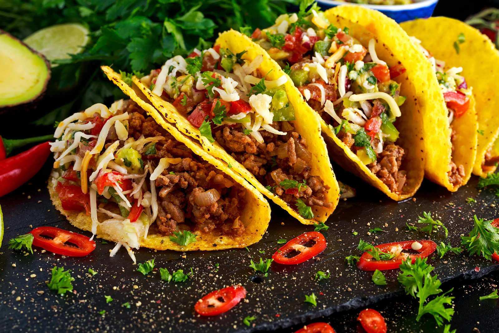 A Mexico City market food stall